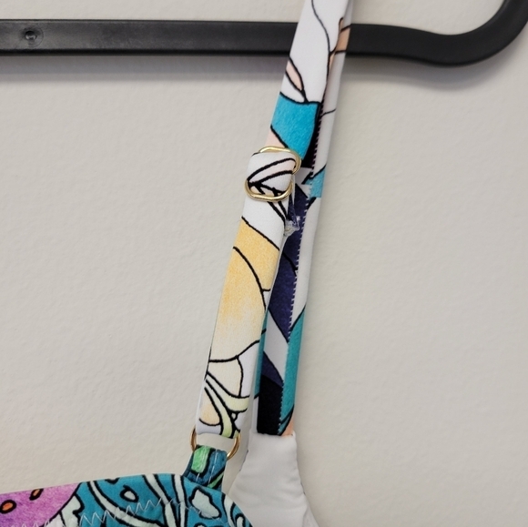 Trina Turk Amazonia Tropical Tankini Swimsuit Top 8 - Picture 5 of 10